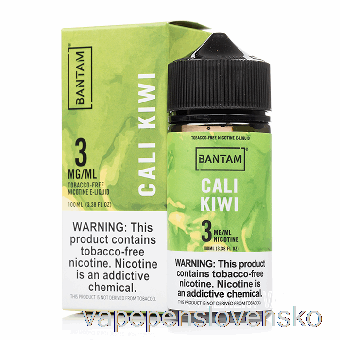 Cali Kiwi - Bantamová Vape - 100 Ml 3 Mg Vape Cigareta
